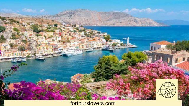 Symi, the Greek island where the Three Graces were born