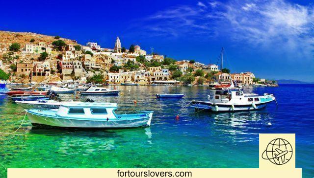 Symi, the Greek island where the Three Graces were born