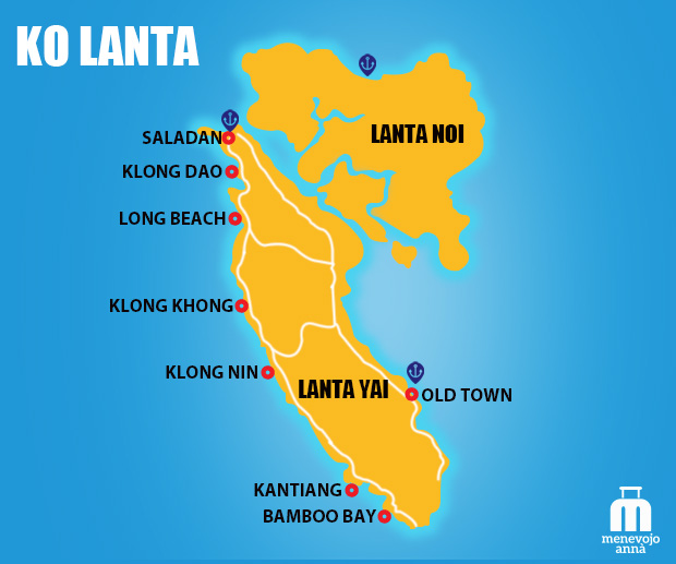 Dónde alojarse en Koh Lanta