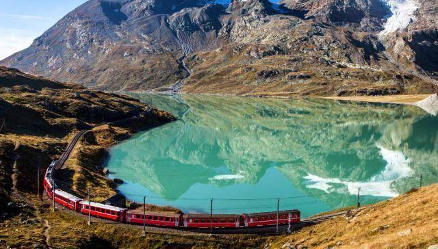 Incomum e bonito: Suíça para descobrir de trem