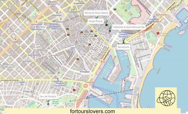O que ver em Barcelona em 4 dias: Itinerário com MAP