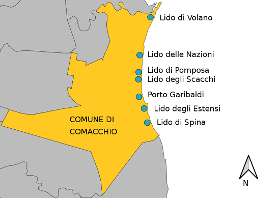 Where to sleep in the Lidi Ferraresi: best areas and locations in the Lidi di Comacchio