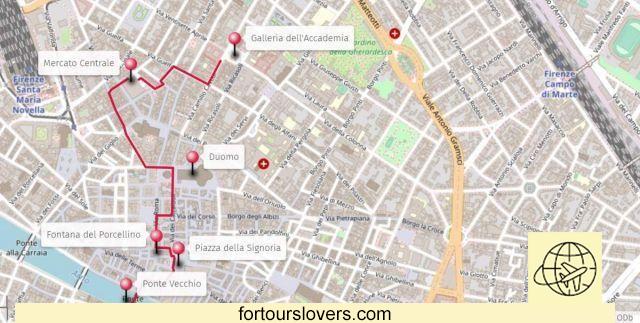 O que ver em Florença em um dia [Itinerário com MAP]