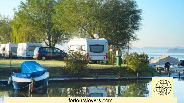 The most beautiful motorhome parking lots in Italy