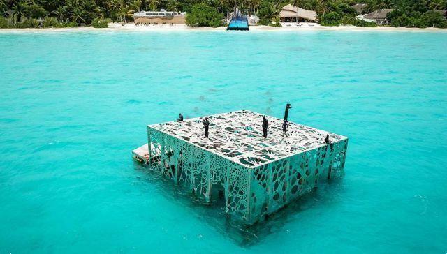 Un museo submarino en Maldivas para salvar el arrecife de coral