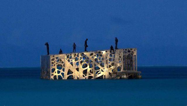 An underwater museum in the Maldives to save the coral reef
