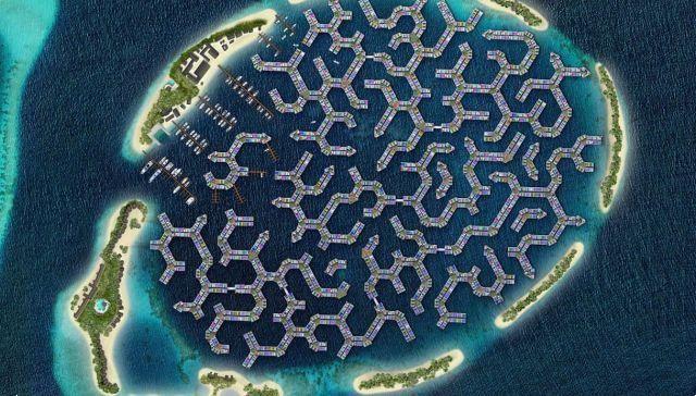 Maldivas planejam a primeira cidade flutuante do mundo