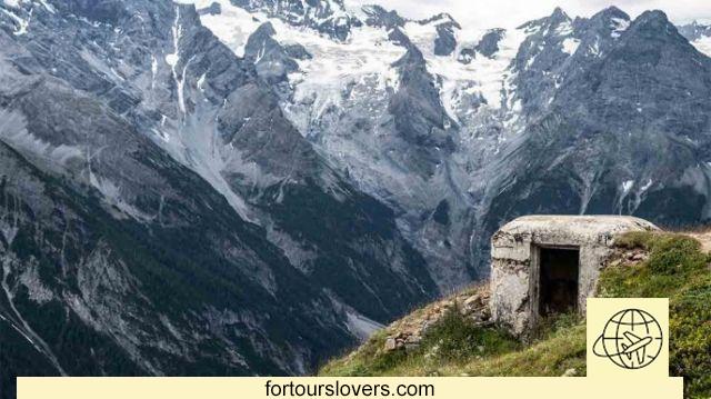 Os bunkers contam a história da Itália e podem ser visitados.