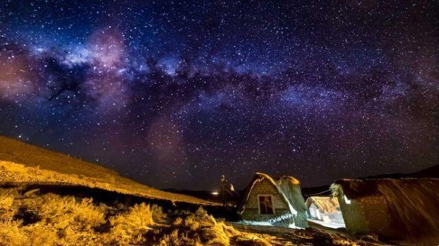 The starry night in this village is an enchantment: a magical experience