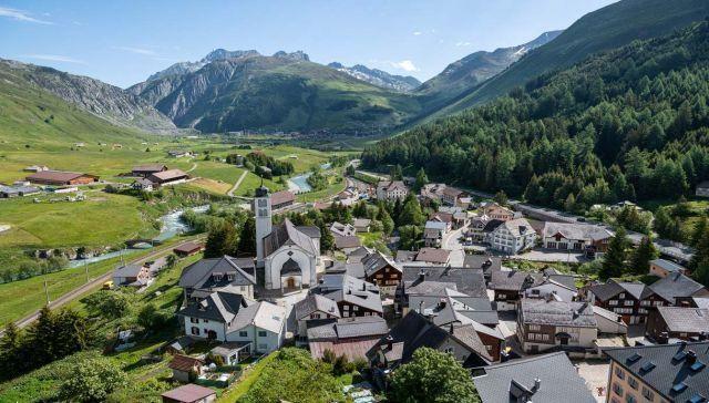 Es considerado uno de los pueblos más bellos de Suiza.