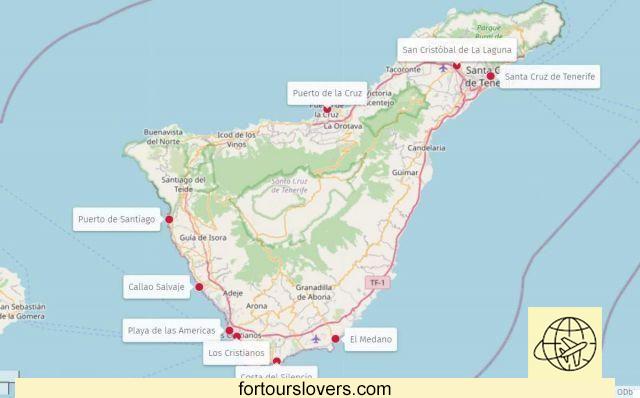 Tenerife, où séjourner pour la première fois [avec MAP]