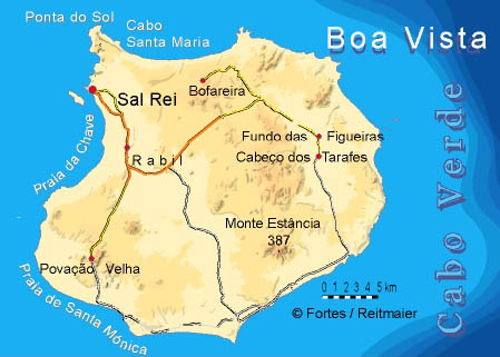 Île salée du Cap-Vert ou Boa Vista : Où est-elle et comment s'y rendre, informations utiles