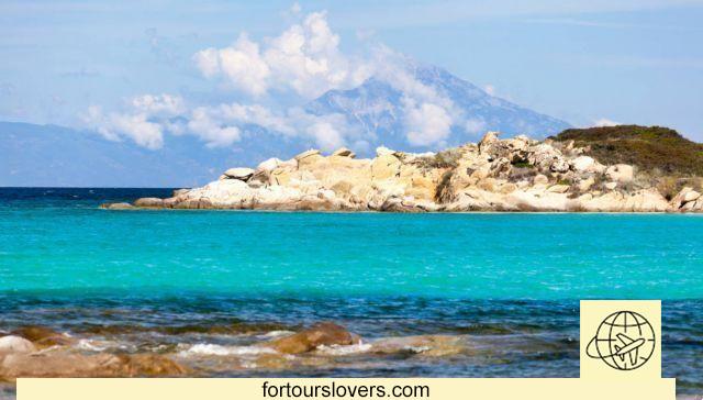 Vourvourou, one of the most beautiful beaches in Sithonia