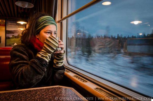 Viajar en tren para descubrir Laponia