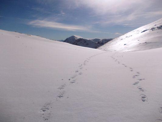 Snowshoe routes through Italy