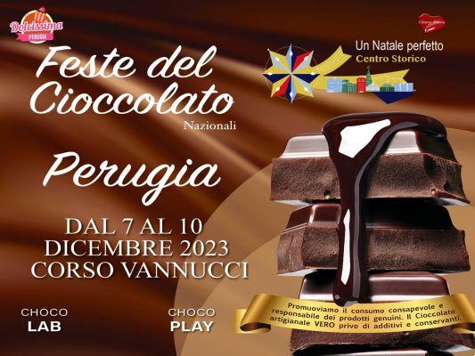 It's a chocolate festival, not only in Perugia