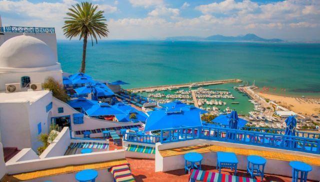 Sidi Bou Said: infinitas tonalidades de azul en el Golfo de Túnez