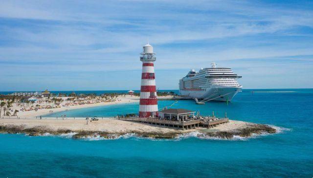 The first tourists arrive at Ocean Cay, MSC's island in the Caribbean
