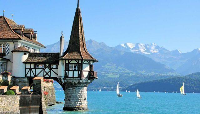 Oberhofen is the most beautiful village in Switzerland