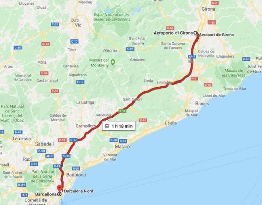 Cómo llegar al aeropuerto de Girona desde Barcelona