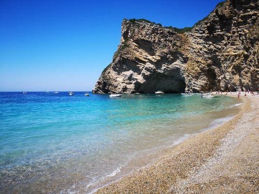 Paradise Beach in Corfu, a charming corner of Ionian Greece