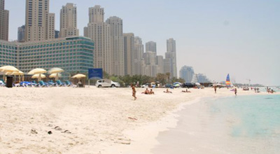 The beaches of Dubai