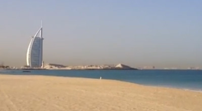 The beaches of Dubai