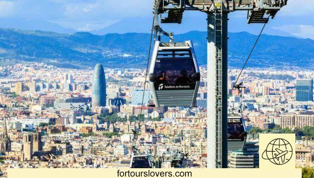 Funicular para Montjuic em Barcelona, ​​​​como chegar e o que ver