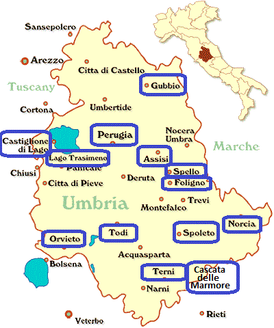 Umbria: where to sleep to visit the most beautiful cities and places in the region