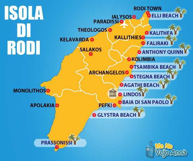 Isla de Rodas: dónde alojarse en Rodas