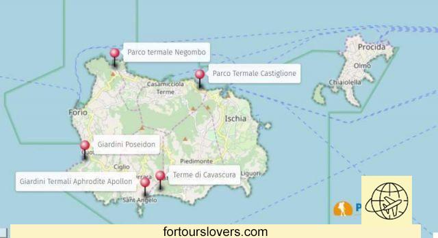Os 5 Spas Mais Bonitos e Termas Naturais de Ischia com horários de funcionamento, preços e informações