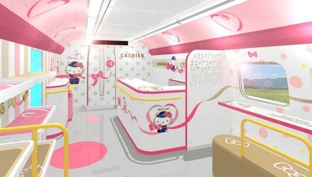 Japão, o trem da Hello Kitty é o mais rápido do mundo
