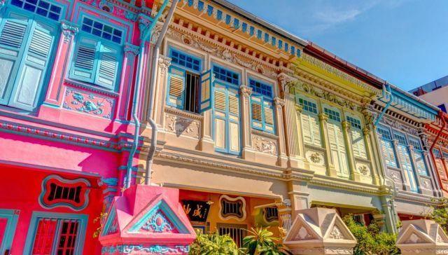 Parecen dulces pero no puedes comerlos: las casas coloridas de Singapur
