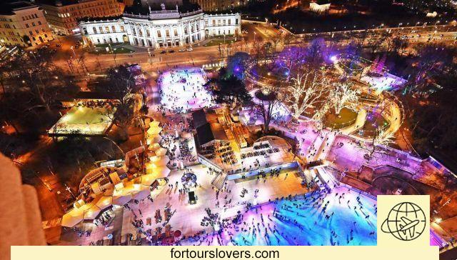 The most spectacular ice rink in Europe is located in Vienna