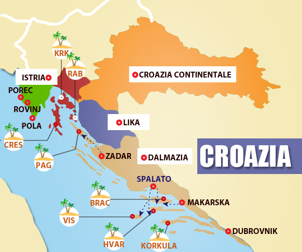 Dónde ir en Croacia