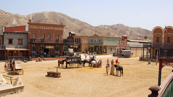Le désert de Tabernas, le seul vrai désert d'Europe, lieu de tournage de divers westerns