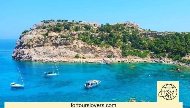 A ilha da Grécia com um único habitante é um verdadeiro paraíso