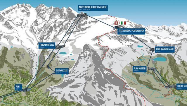 Italie-Suisse, à partir de juillet la frontière sera traversée en téléphérique