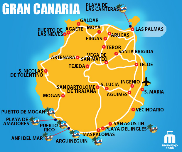 Dónde alojarse en Gran Canaria